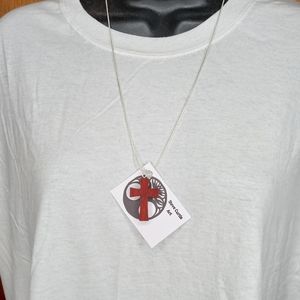 Cross Necklace Hand Crafted With Solid Bloodwood